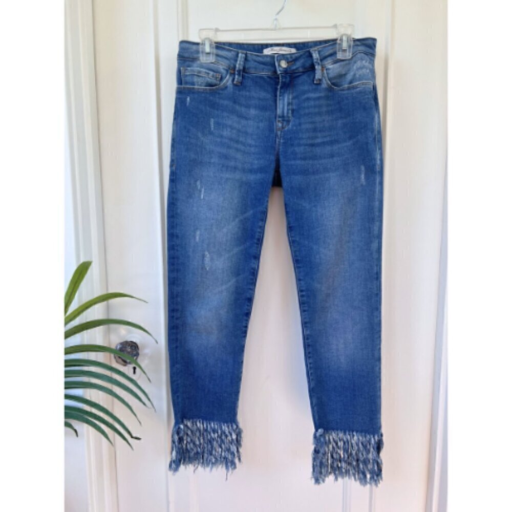 MAVI Kerry Straight Leg Fringe Hem Jeans Size 28 - Picture 2 of 14